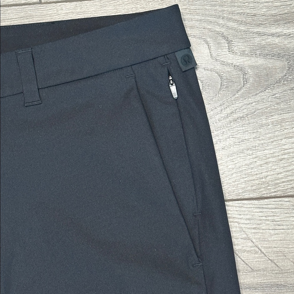 Lululemon 28" Commission Pants Slim Warpstreme Black‎ Office Travel Casual 32 - Picture 3 of 14